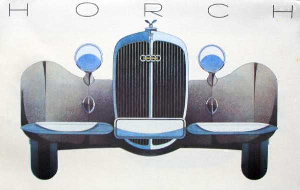 Horch 3,5 Liter 8 Cylindre Modelprogram 1937 Carbrochure (10071)